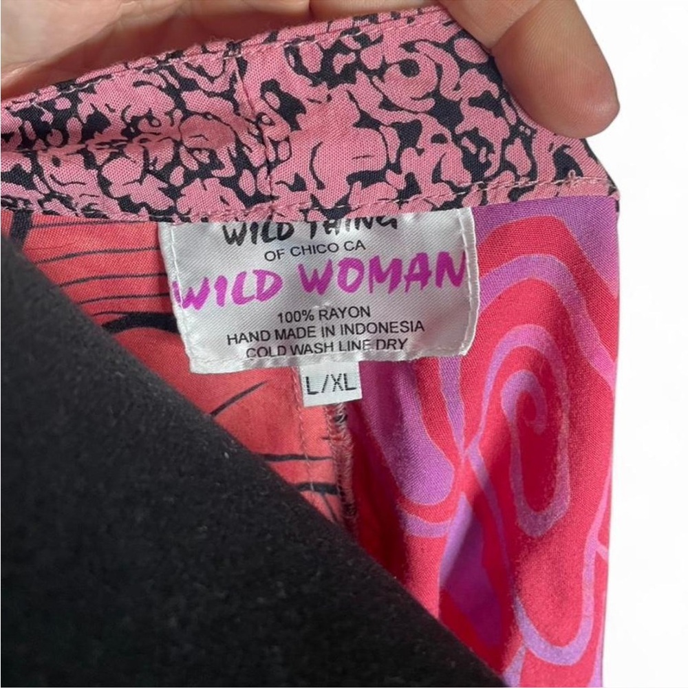 Wild Thing Wild Woman Mixed Print Patchwork Boho/Festival Kimono L/XL - Picture 5 of 5